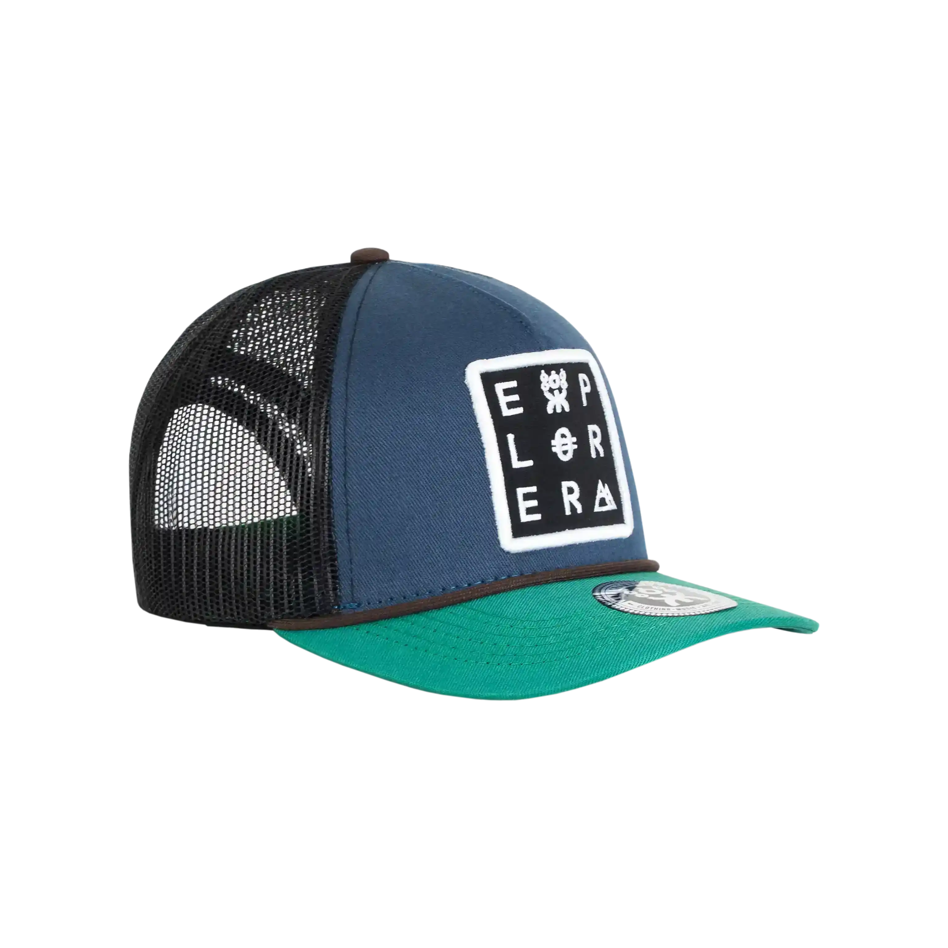 TRUCKER EXPLORER  - BLUE, GREEN BLACK