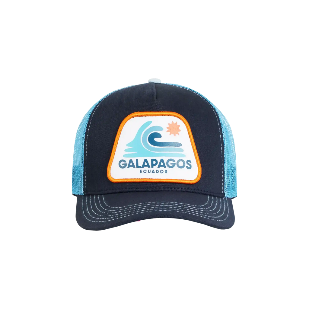 TRUCKER GLP BLUE PARCHE WAVE SUN