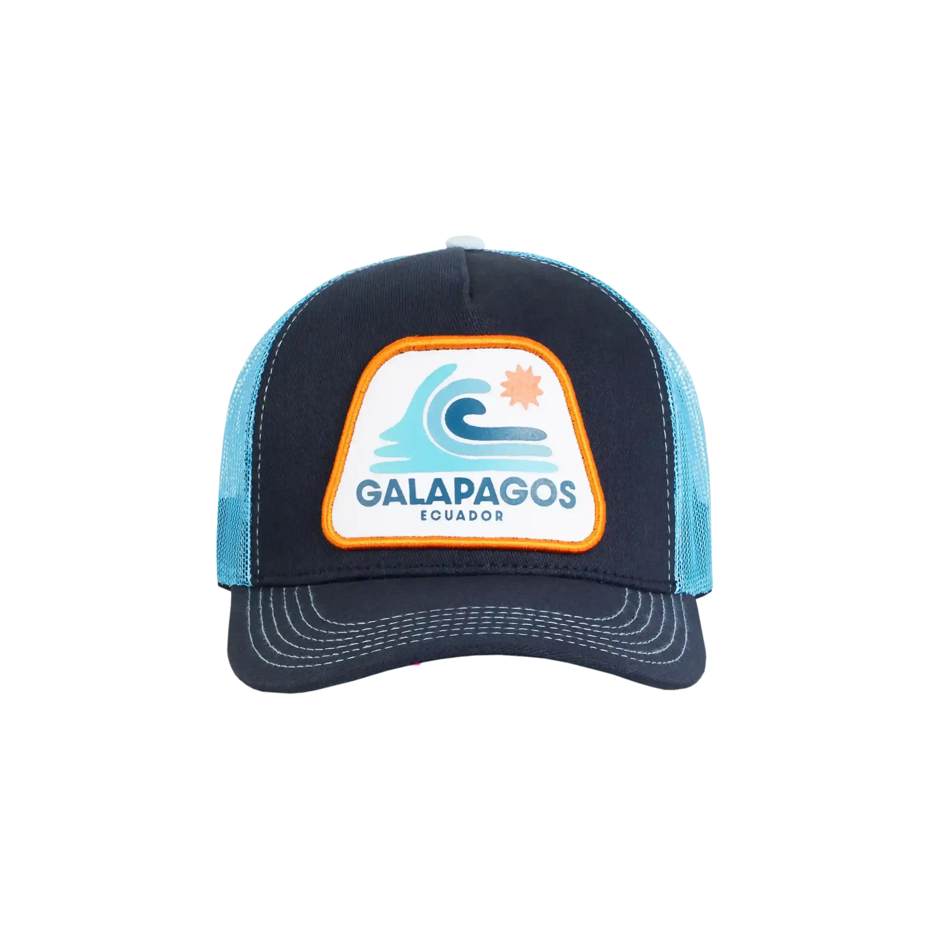 TRUCKER GLP BLUE PARCHE WAVE SUN
