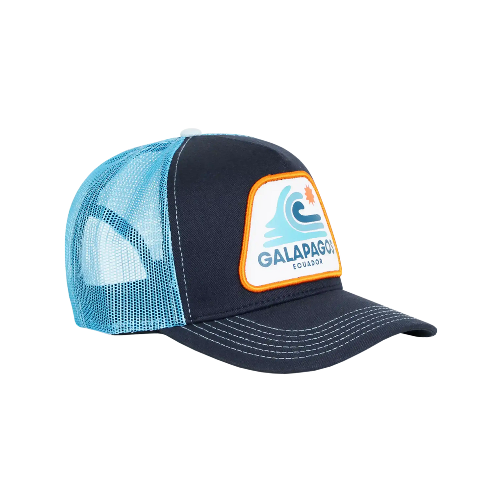TRUCKER GLP BLUE PARCHE WAVE SUN