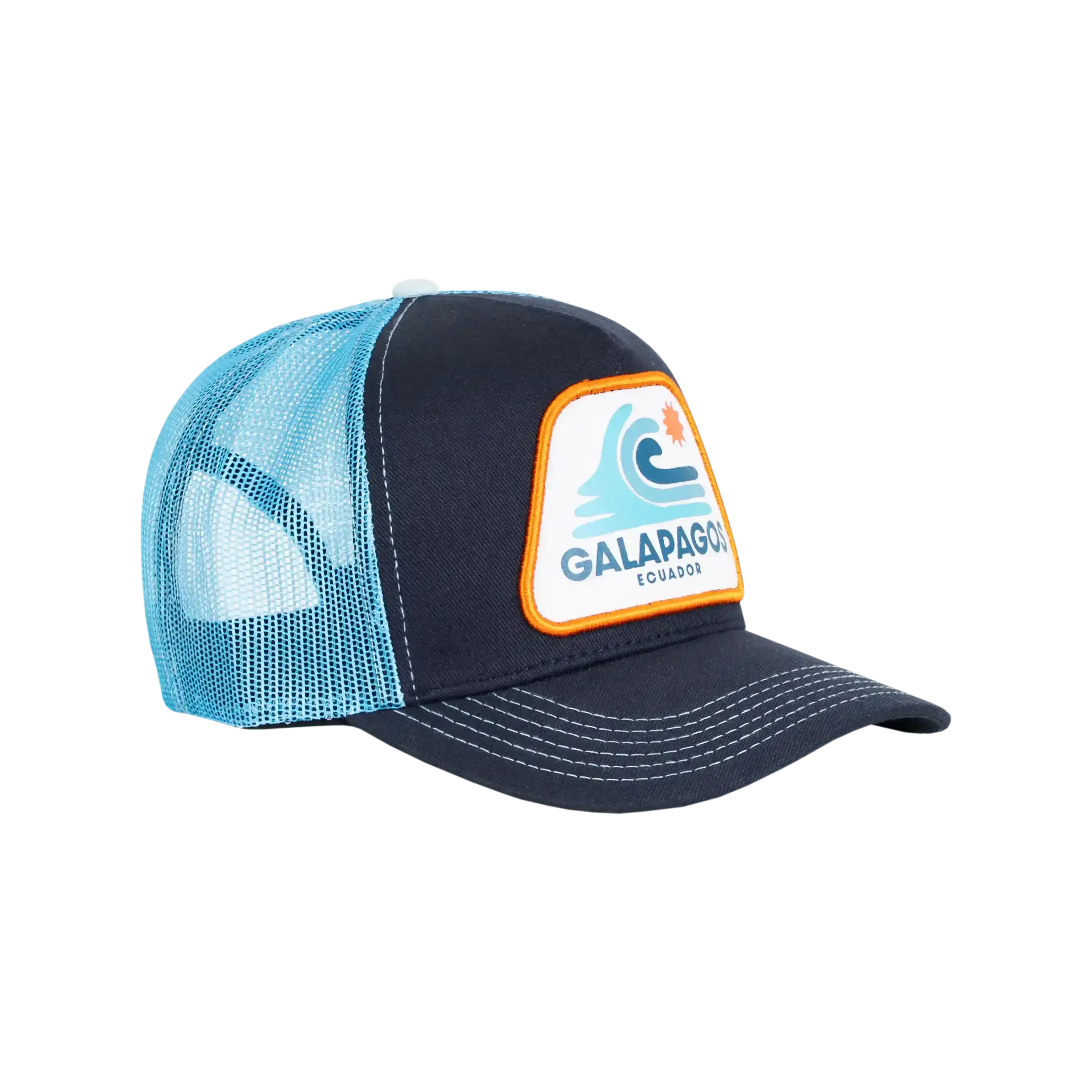 TRUCKER GLP BLUE PARCHE WAVE SUN