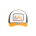 TRUCKER LIVE THE WILD - WHITE, ORANGE, OLIVE