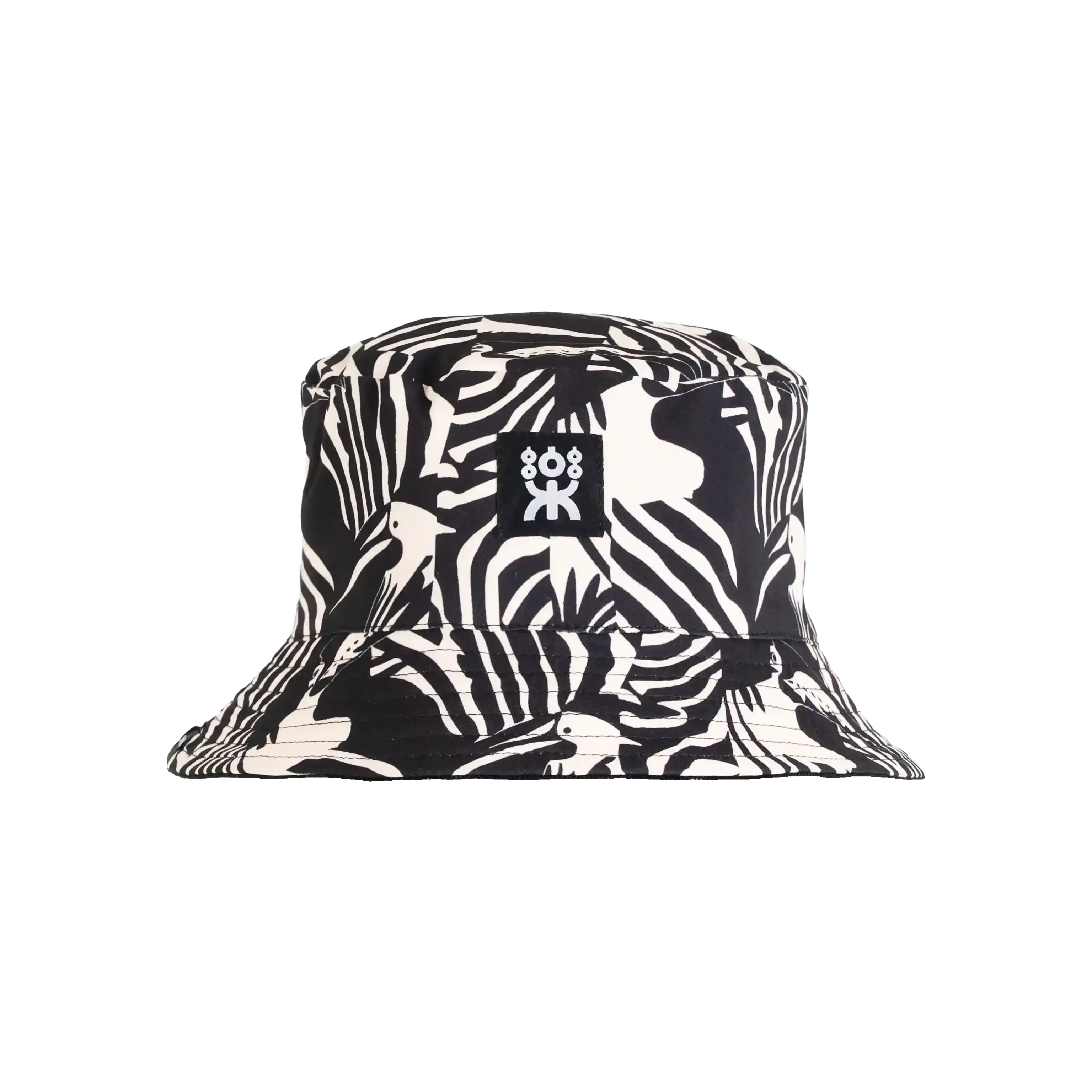 TUCAN ZEBRA REVERSIBLE BUCKETHAT BLACK