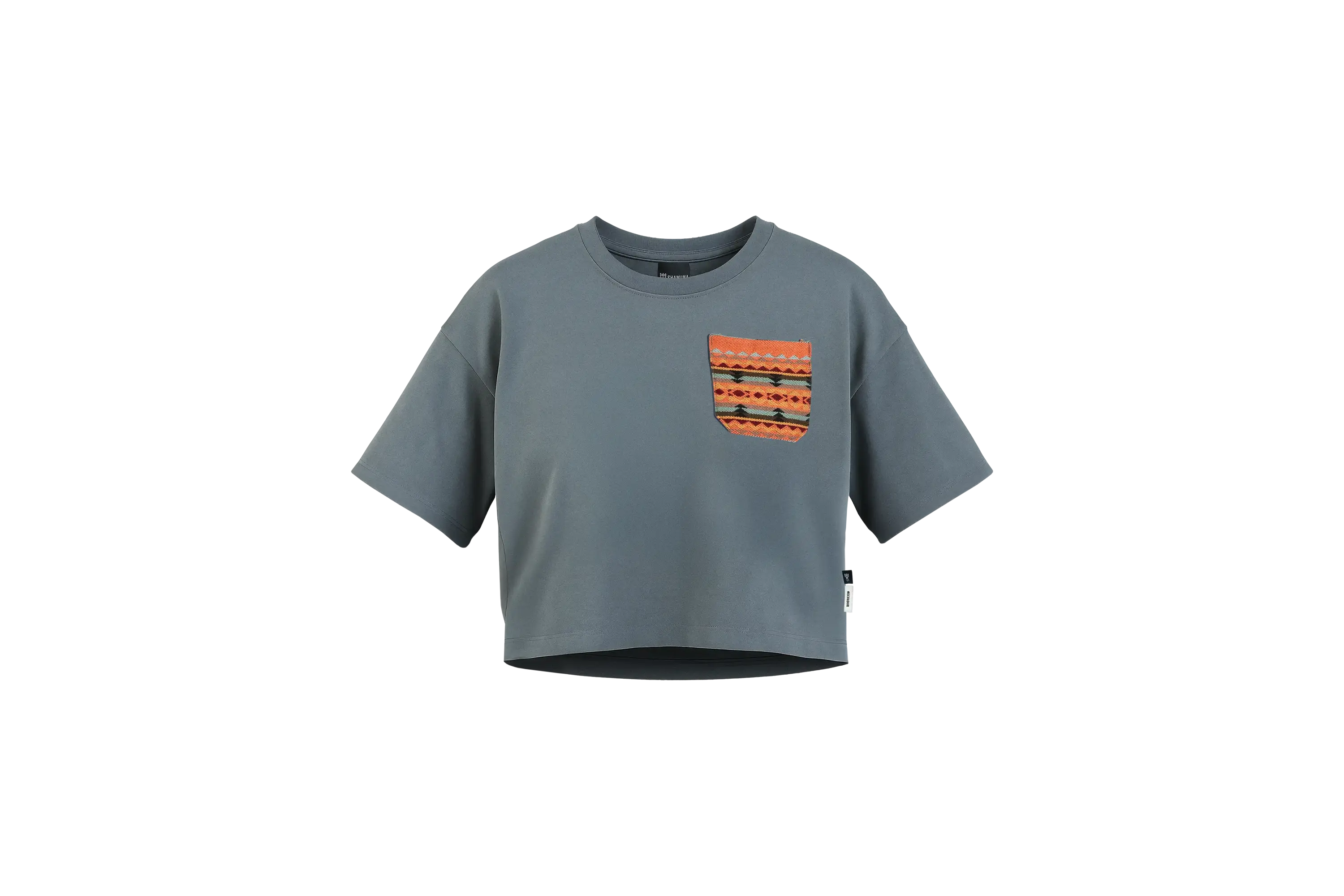 W ETHNIC POCKET STORMY T-SHIRT 01